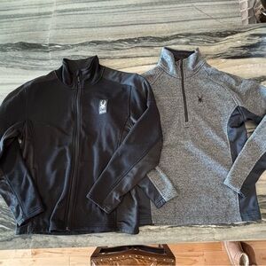 Spyder Black Full-Zip Jacket